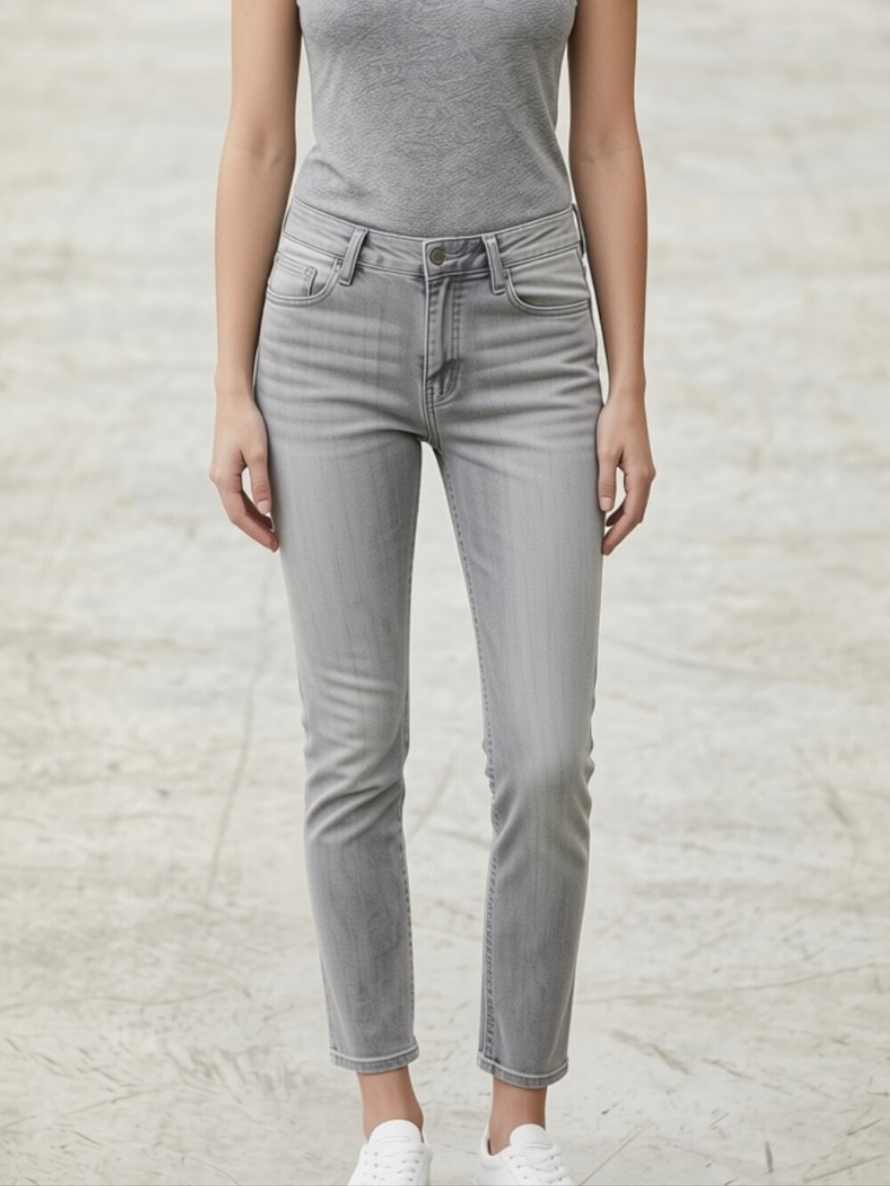 Citizens of Humanity Grey Skinny Jeans - Size 24 - Soft Stretch